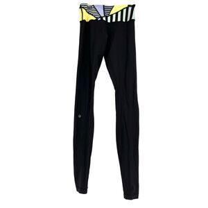 Lululemon Women's 2 Black Long Yoga Pants Activewear‎ Athleisure